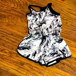 Black and white marble jumpsuit